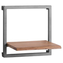 Live Edge Metal Frame Square Shelf by Lavishway | Book Shelves and Cabinets-26802