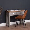 Byland Solid Wood Two Drawer Console In Grey by Lavishway | Hallway Console Table-40021