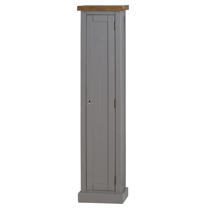 Byland Solid Wood Narrow Cabinet in Grey by Lavishway | Hallway Cabinets-40016