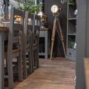 Antique Industrial Spotlight Tripod Lamp by Lavishway | Industrial Lighting-26608