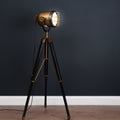 Antique Industrial Spotlight Tripod Lamp by Lavishway | Industrial Lighting-26604