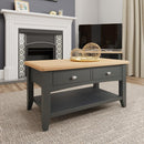 Grantham Oak Top Large Coffee Table by Lavishway | Coffee Tables-33985