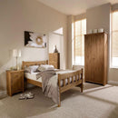 Havana Pine Contemporary Double Bed by Lavishway | Wooden Beds-32720