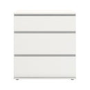 Nova White Finish 3 Chest Of Drawers by Lavishway | Chest Of Drawers-30126
