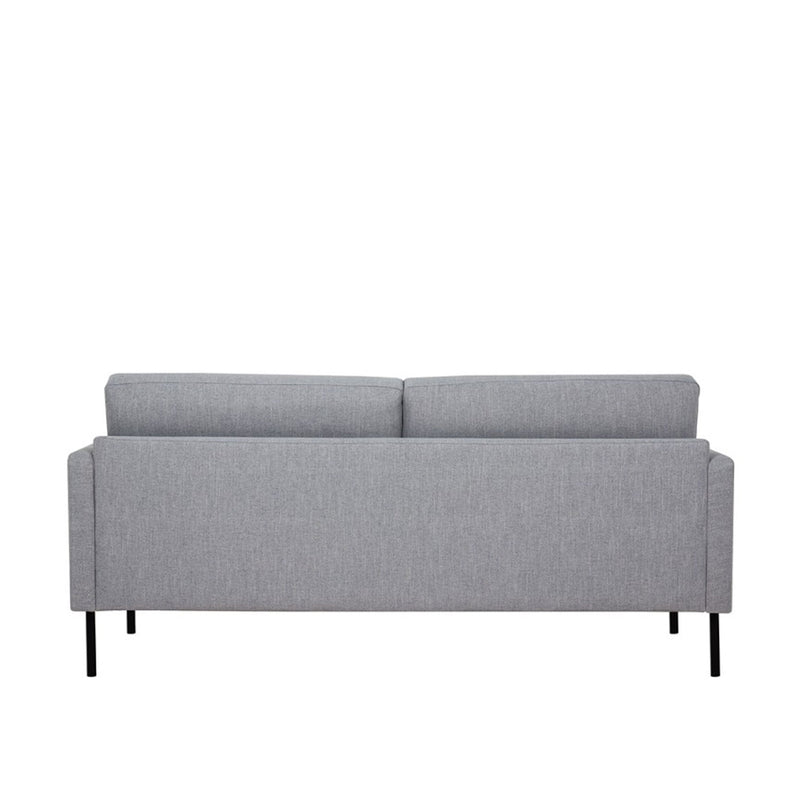 Larvik Fabric 2 Seater Sofa with Black Legs by Lavishway | Fabric Sofas-30373