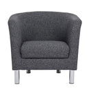Cleveland Nova Antracit Armchair by Lavishway | Fabric Sofas-30030
