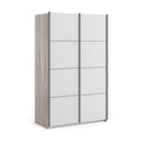 Verona Truffle Oak Finish Sliding Wardrobe by Lavishway | Wardrobe-28636
