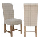 Upholstered Fabric Dining Chair Set of 2 by Lavishway | Dining Chairs-32870