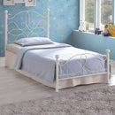 Melissa Antique Single Metal Bed by Lavishway | Metal Beds-26935
