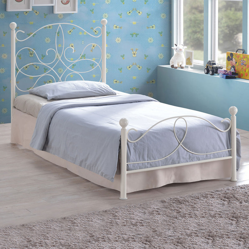 Melissa Antique Single Metal Bed by Lavishway | Metal Beds-26935