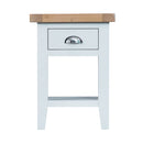 Tattershall Oak Top 1 Drawer Side Table by Lavishway | Side Tables-33022