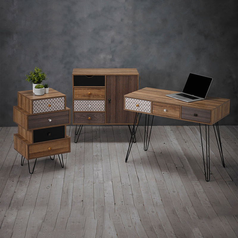 Casablanca Small 4 Drawers Wooden Sideboard by Lavishway | Sideboards-35310