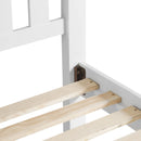 Tattershall Oak Top White Bed Frame by Lavishway | Wooden Beds-35973