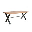 Swellegant Industrial Oak Small Dining Table by Lavishway | Dining Tables-30735