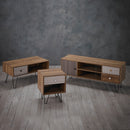 Casablanca 1 Drawer Lamp Table by Lavishway | Side Tables-35460