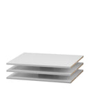 Verona Set Of 3 Narrow Wardrobe Shelves by Lavishway | Bed Shelf-28625