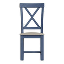 Rutland Fabric Seat Dining Chair Set of 2 by Lavishway | Dining Chairs-36416