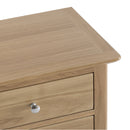 Nordic Oak Extra Large Bedside Cabinet by Lavishway | Bedside Tables-32145