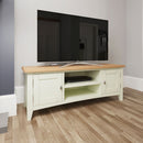 Grantham Oak Top 2 Door Wooden Large TV Unit by Lavishway | TV Units Cabinets-37050