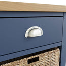 Rutland 1 Drawer 1 Basket Unit Side Table by Lavishway | Bedside Tables-33758