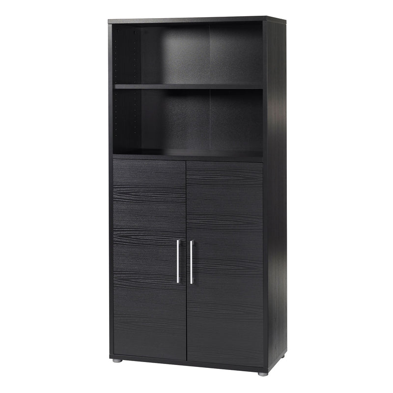 Prima Woodgrain 2 Doors Cabinet by Lavishway | Book Shelves and Cabinets-29024