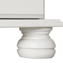 Copenhagen White 4 Drawers Dressing Table by Lavishway | Dressing Tables-30179