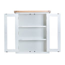 Tattershall Hutch Top White Display Cabinet by Lavishway | Display Cabinet-33032