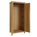 Oregon Full Hanging 2 Doors Wardrobe by Lavishway | Wardrobe-32700