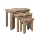 Heirloom Oak Finish Nest of 3 Tables by Lavishway | Nest of Tables-32441