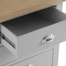 Tattershall Oak Top Bedside Cabinet by Lavishway | Bedside Tables-36020