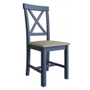 Rutland Fabric Seat Dining Chair Set of 2 by Lavishway | Dining Chairs-36415