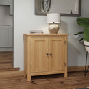 Oregon Oak Small 2 Doors Hallway Sideboard by Lavishway | Sideboards-31611