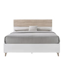 Stockholm Matt White Double Bed by Lavishway | Wooden Beds-35691
