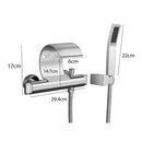 Unique Curved Bathtub Tap & Hand Shower Set by Lavishway | Bathtub Faucets-49686