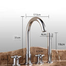 Roman Style Chrome Bathroom Tap & hand Shower by Lavishway | Bathtub Faucets-49530