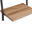 Swellegant Industrial Oak Finish Bookcase by Lavishway | Book Shelves and Cabinets-32416