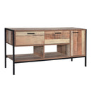 Hoxton 2 Doors Wooden Finish TV Media Unit by Lavishway | TV Units Cabinets-35293