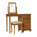 Copenhagen 4 Drawers Dressing Table by Lavishway | Dressing Tables-30154