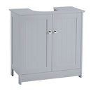 Alaska Grey Wooden 2 Doors Vanity Unit by Lavishway | Cupboards & Cabinets-30879