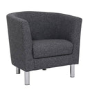 Cleveland Nova Antracit Armchair by Lavishway | Fabric Sofas-30029