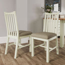 Grantham Ladder Back Dining Chair Set of 2 by Lavishway | Dining Chairs-37104