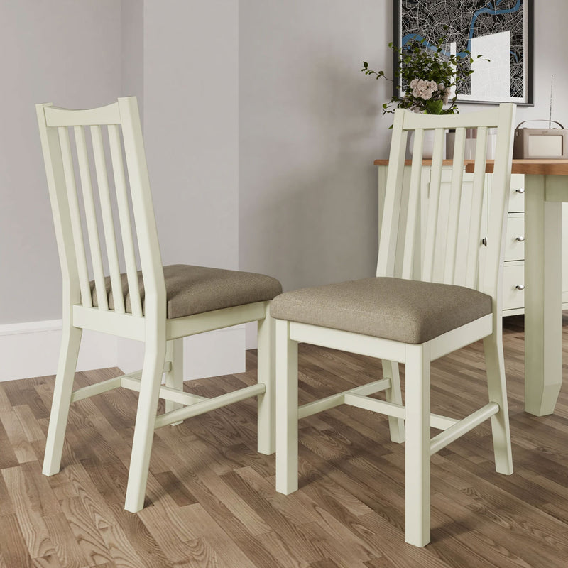 Grantham Ladder Back Dining Chair Set of 2 by Lavishway | Dining Chairs-37104