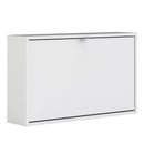 Shoes White 1 Tilting Door Shoe Cabinet by Lavishway | Shoe Cabinets-29105