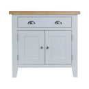 Tattershall Oak Top 2 Doors Sideboard in Grey by Lavishway | Sideboards-33021