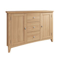 Guildford Solid Oak 2 Doors Large Sideboard by Lavishway | Sideboards-32010