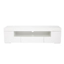 Milano High Gloss LED White Media Unit by Lavishway | TV Units Cabinets-35390