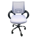 Tate Mesh Back White Office Chair by Lavishway | Mesh Chairs-35155