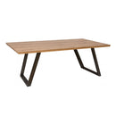 Toros Rustic Oak Large Dining Table by Lavishway | Dining Tables-32743