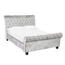 Isabella Crushed Velvet Double Bed by Lavishway | Velvet Bed-35553