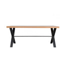 Swellegant Industrial Oak Large Dining Table by Lavishway | Dining Tables-30728